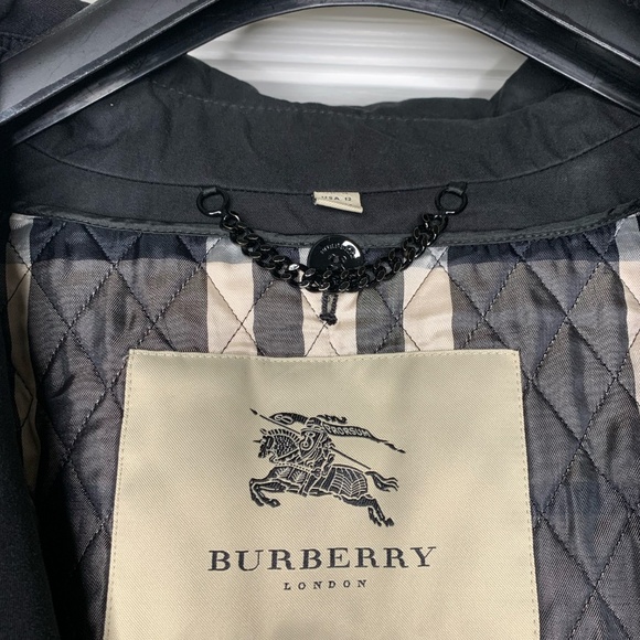 Burberry Black Trench Coat - Picture 13 of 16